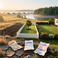 Сколько в среднем стоит 1 сотка земли?